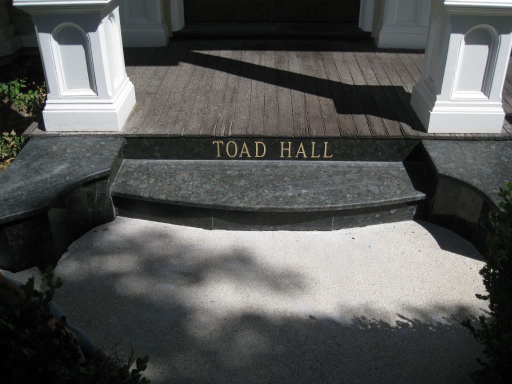 Custom Built Natural Stone Entry