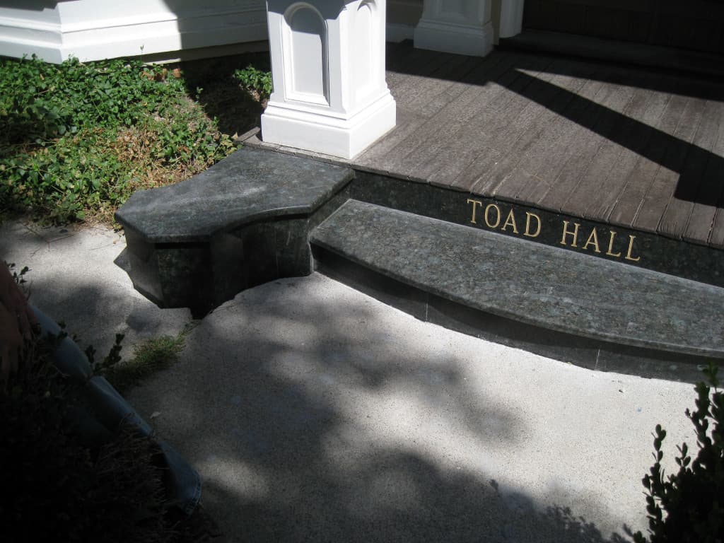 Custom Built Natural Stone Entry