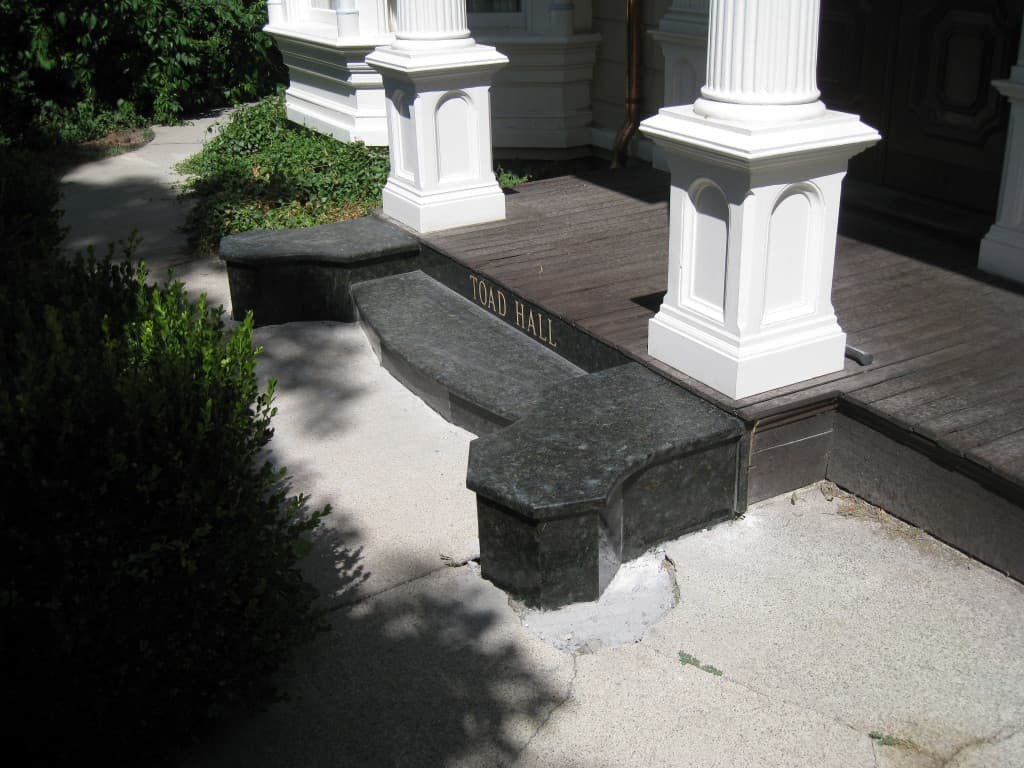 Custom Built Natural Stone Entry