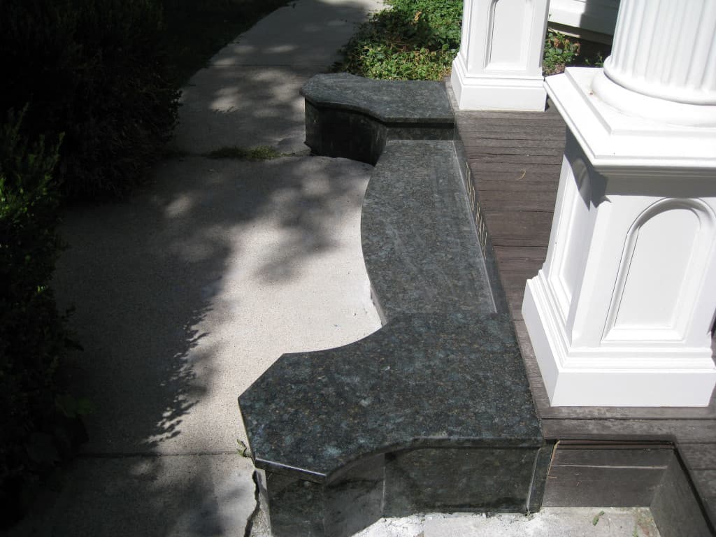 Custom Built Natural Stone Entry