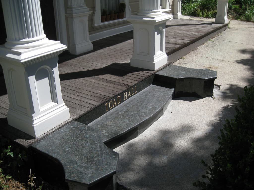Custom Built Natural Stone Entry