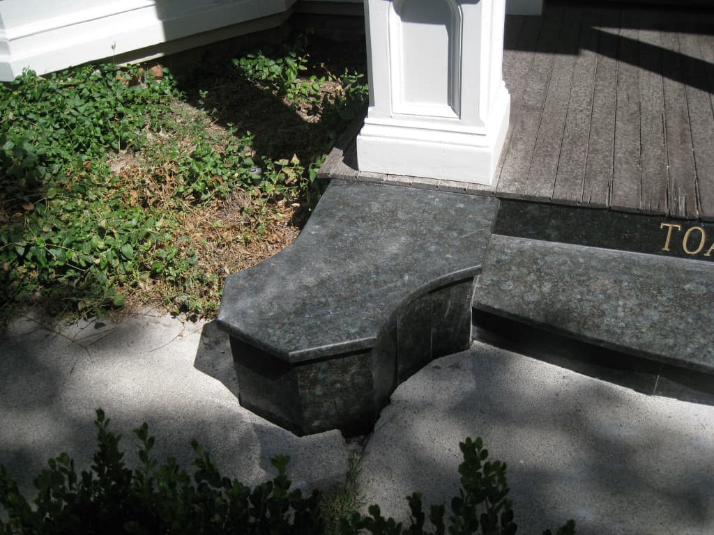 Custom Built Natural Stone Entry