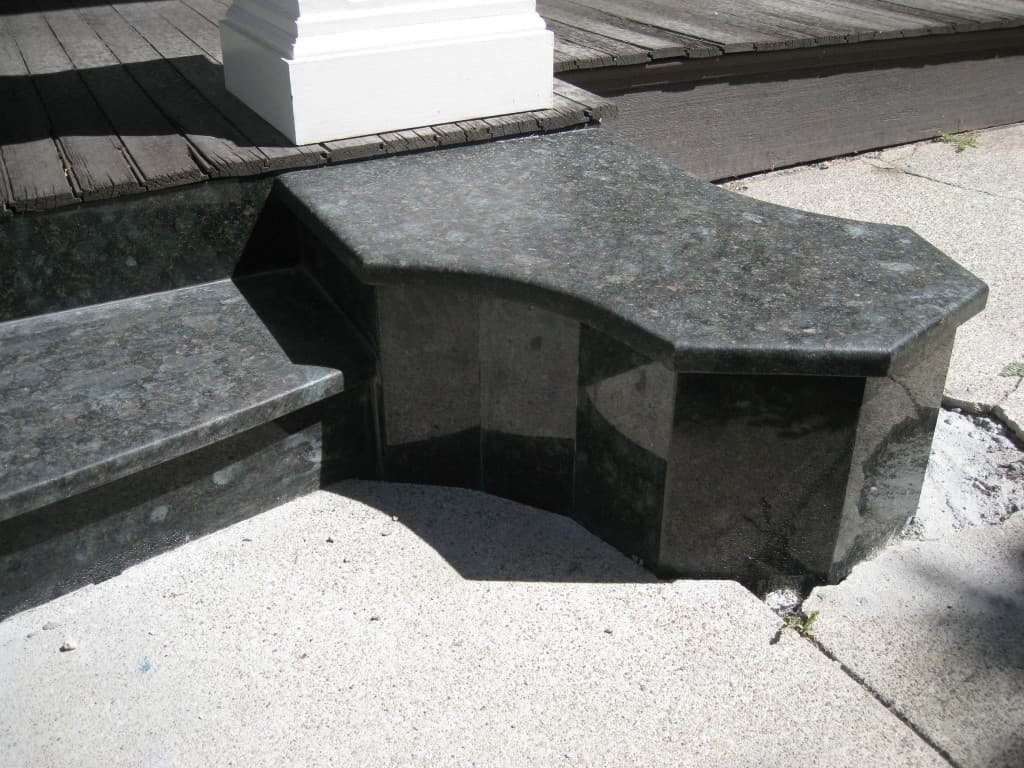 Custom Built Natural Stone Entry